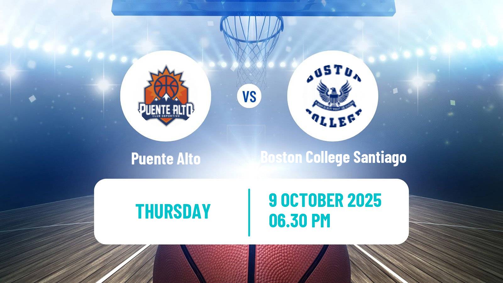 Basketball Chilean LNB Puente Alto - Boston College Santiago
