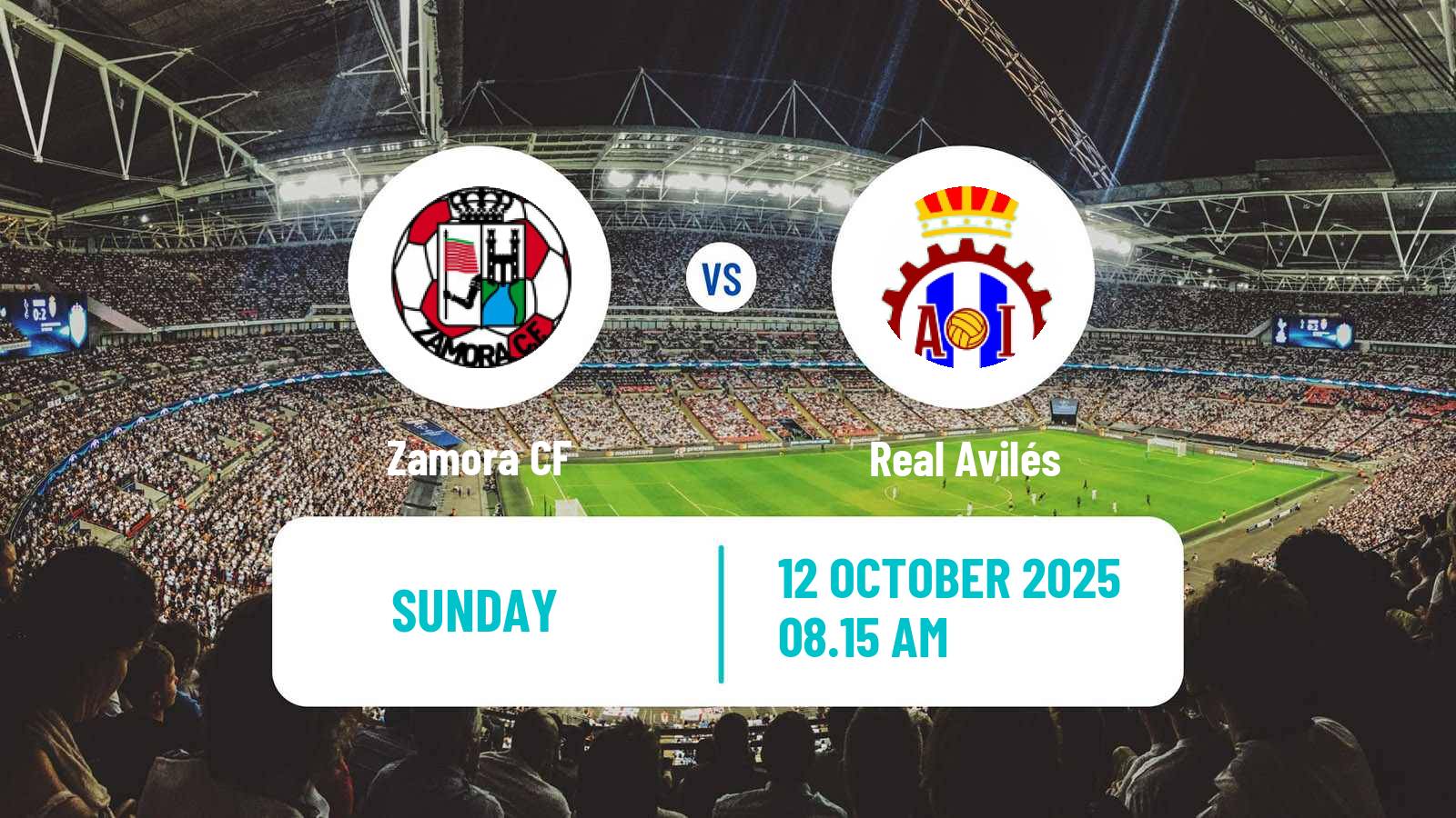 Football Spanish Primera RFEF Group 1 Zamora - Real Avilés