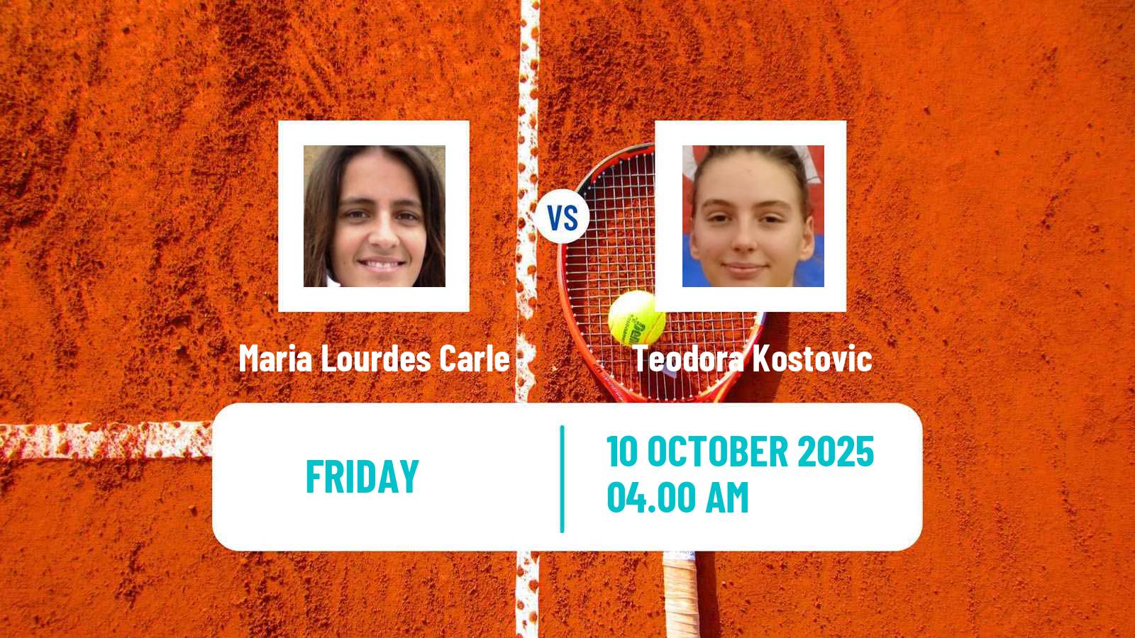 Tennis Mallorca Challenger Women Maria Lourdes Carle - Teodora Kostovic