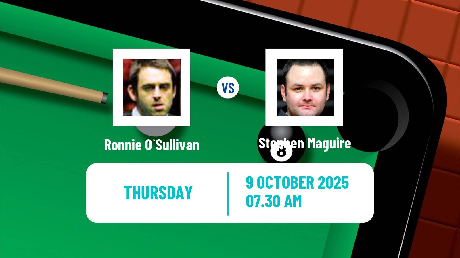 Snooker Grand Prix Ronnie O`Sullivan - Stephen Maguire