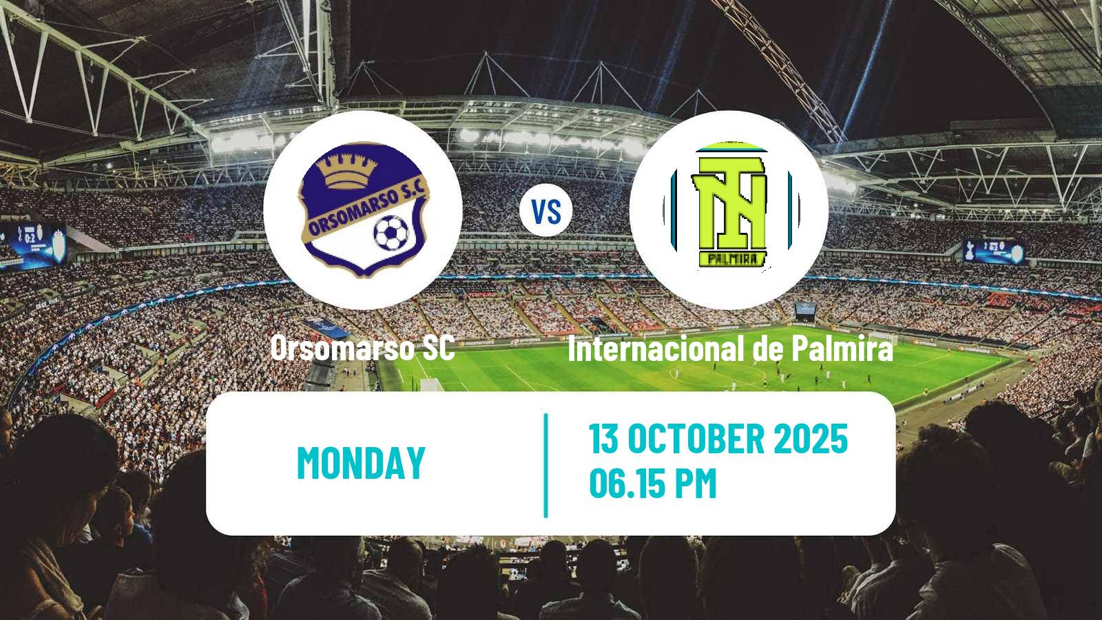 Football Colombian Primera B Orsomarso - Internacional de Palmira