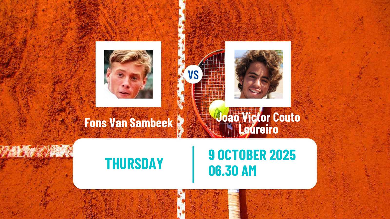Tennis ITF M15 Heraklion 9 Men Fons Van Sambeek - Joao Victor Couto Loureiro