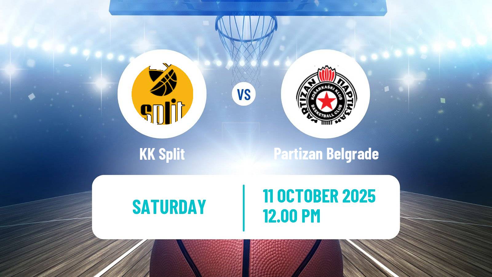 Basketball Adriatic League KK Split - Partizan Belgrade