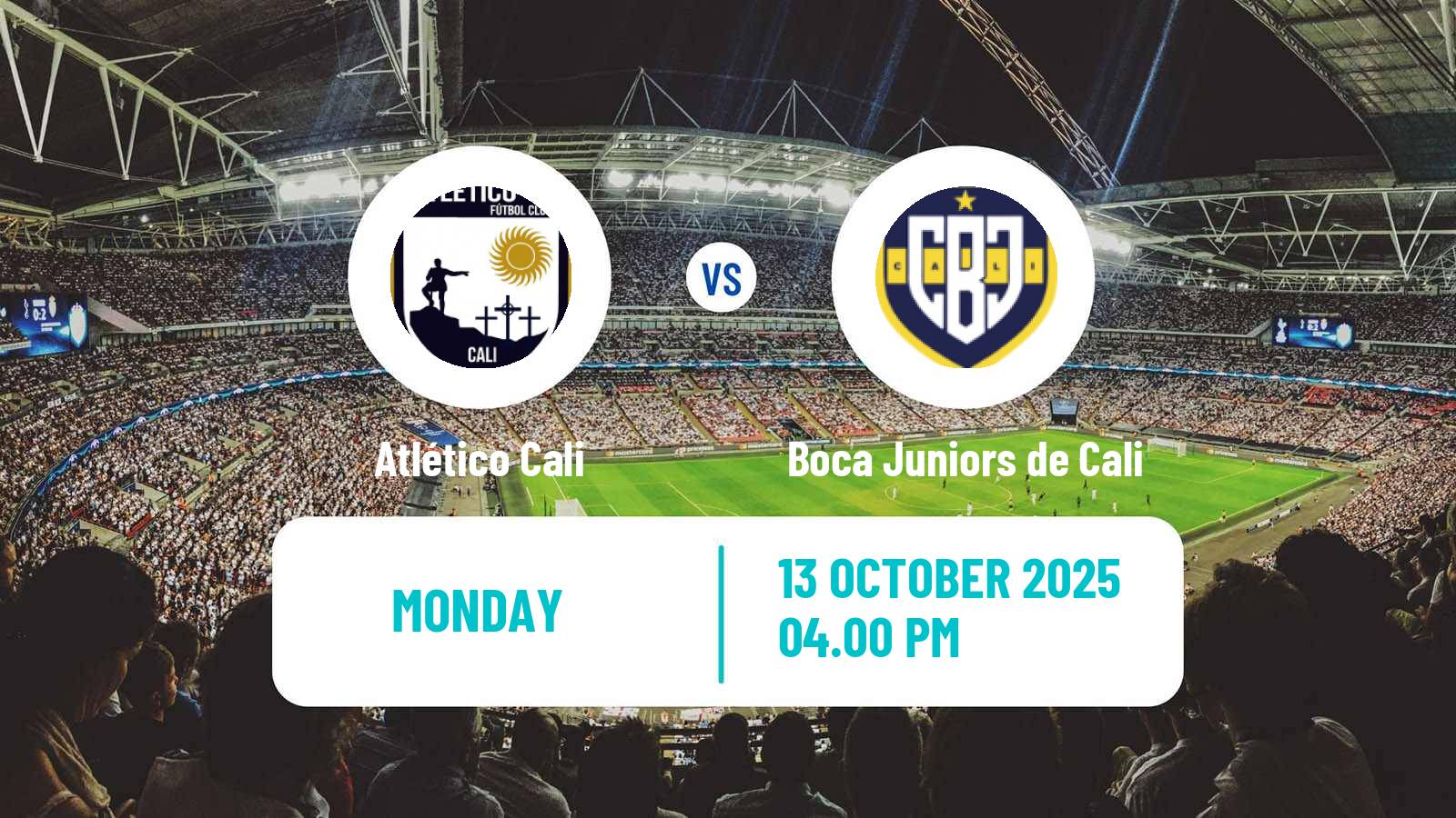 Football Colombian Primera B Atlético Cali - Boca Juniors de Cali