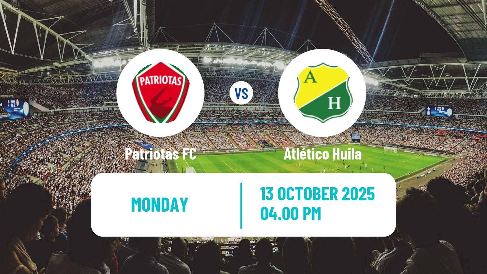 Football Colombian Primera B Patriotas - Atlético Huila