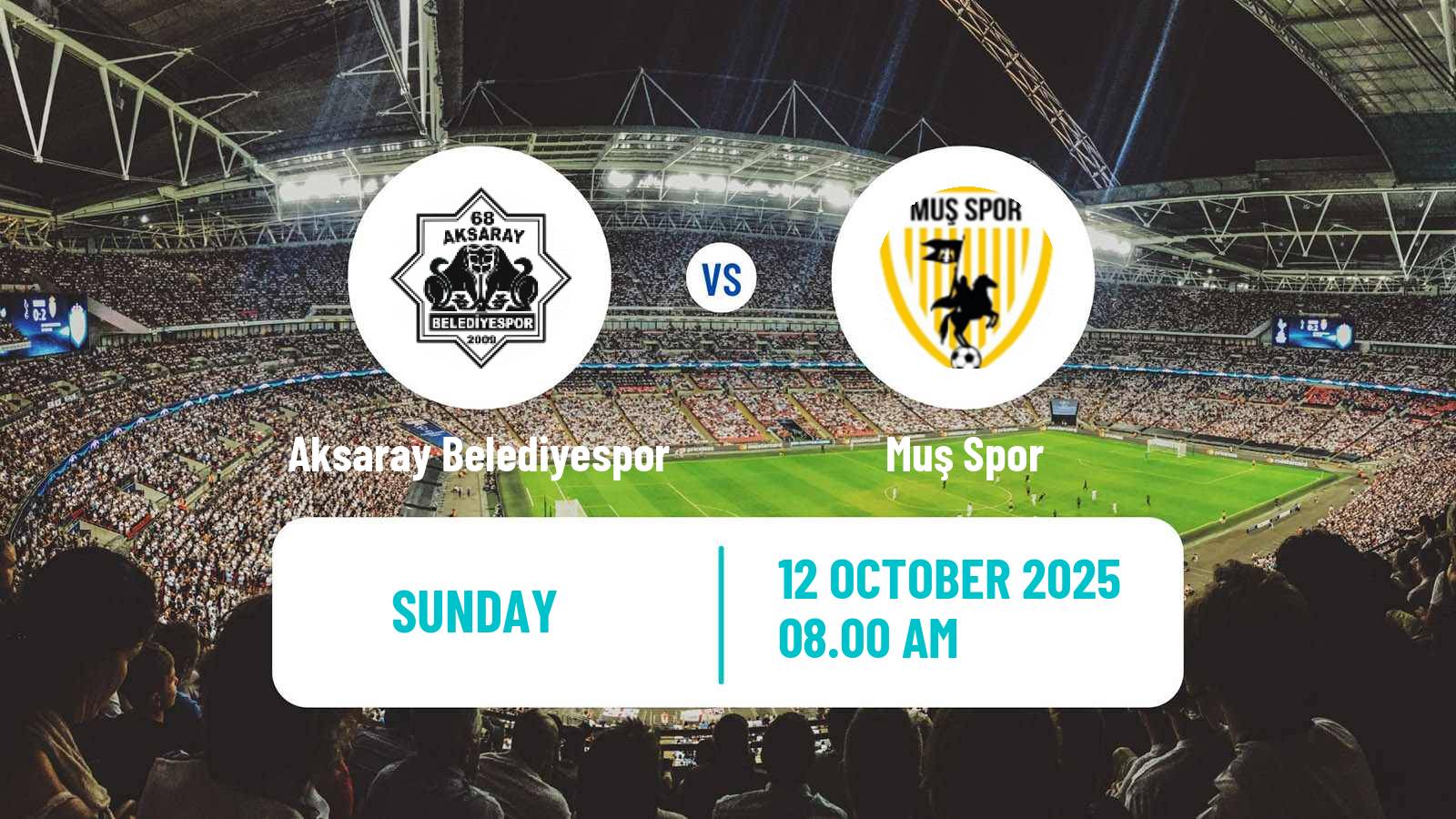 Football Turkish Second League Red Group Aksaray Belediyespor - Muş Spor