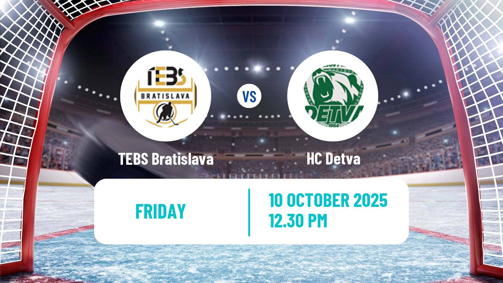 Hockey Slovak 1 Liga Hockey TEBS Bratislava - Detva