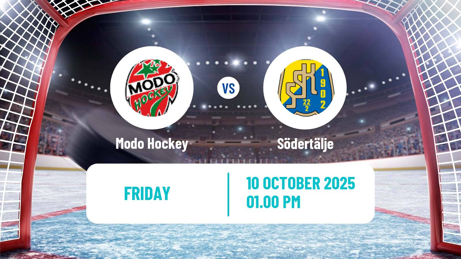 Hockey Swedish Hockey Allsvenskan Modo - Södertälje