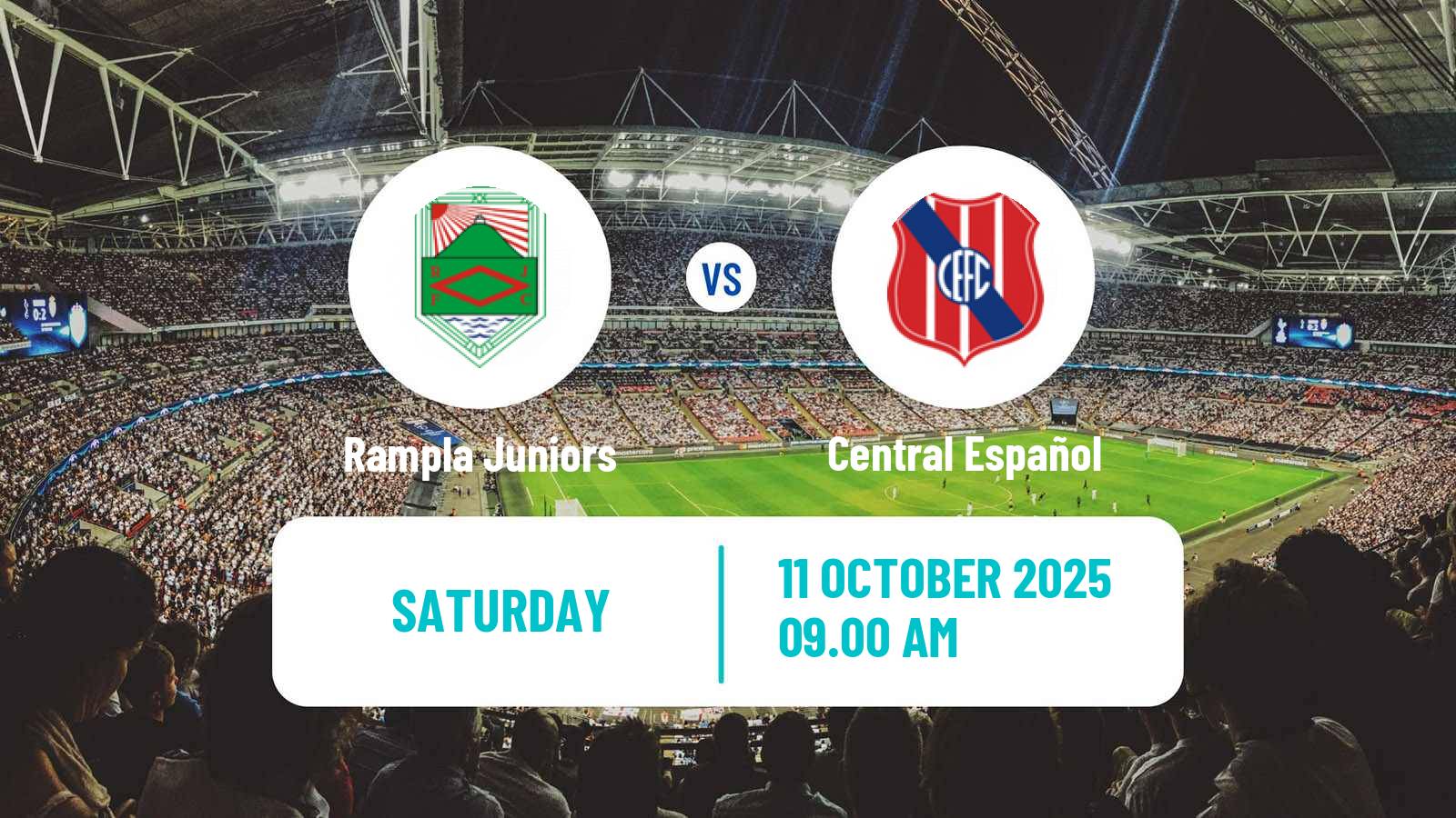 Football Uruguayan Segunda Division Rampla Juniors - Central Español