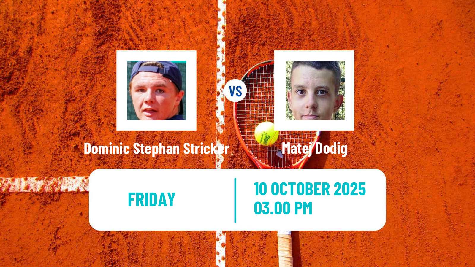 Tennis Roanne Challenger Men Dominic Stephan Stricker - Matej Dodig