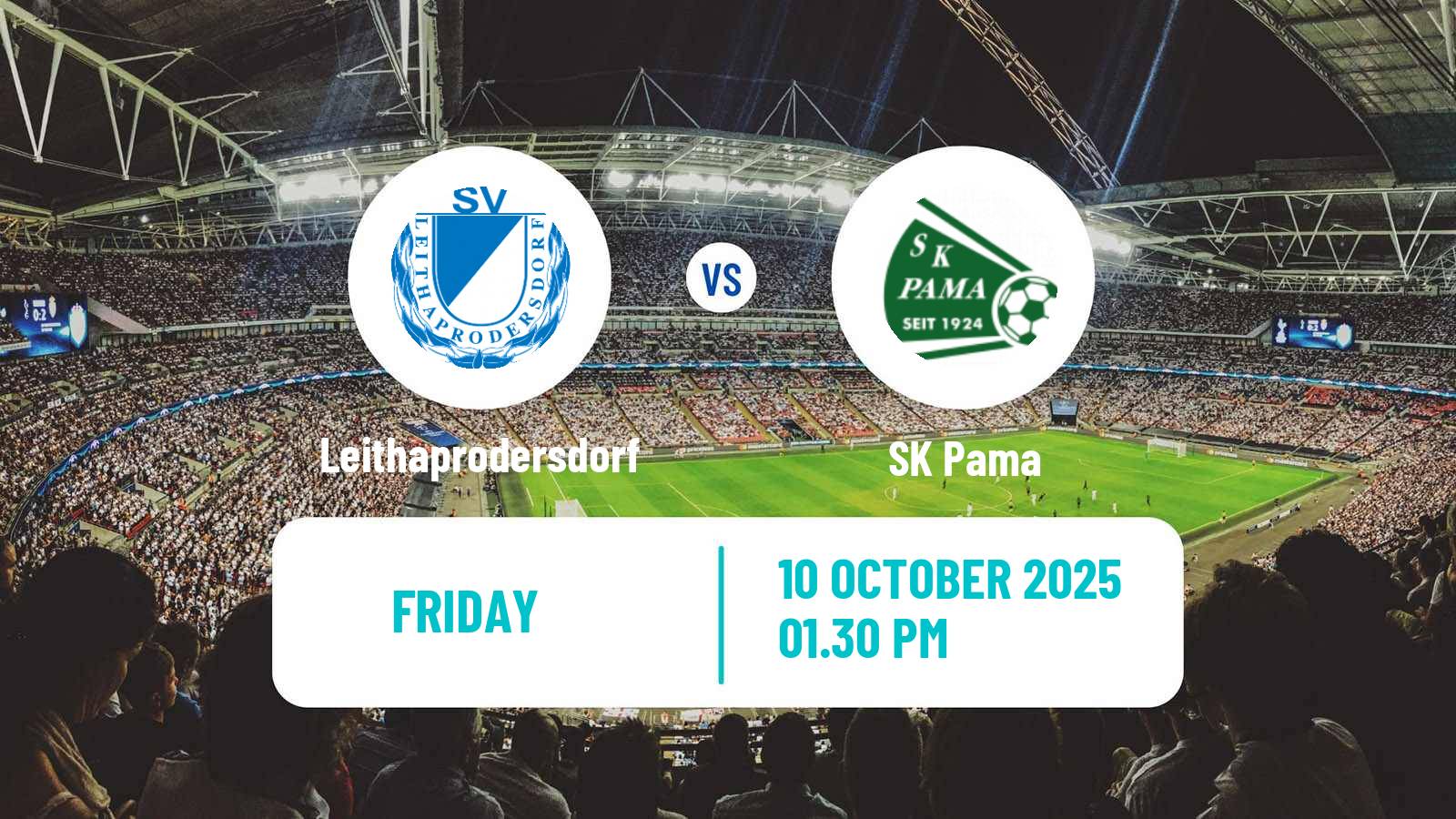 Football Austrian Landesliga Burgenland Leithaprodersdorf - Pama