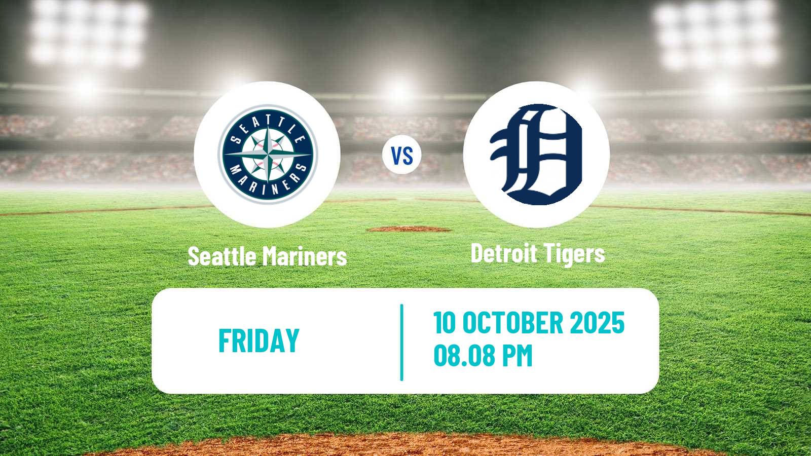 Baseball MLB Seattle Mariners - Detroit Tigers