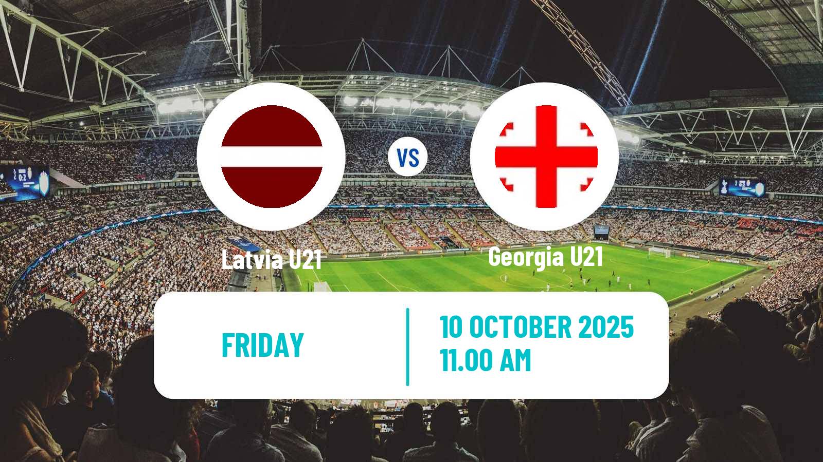 Football UEFA Euro U21 Latvia U21 - Georgia U21