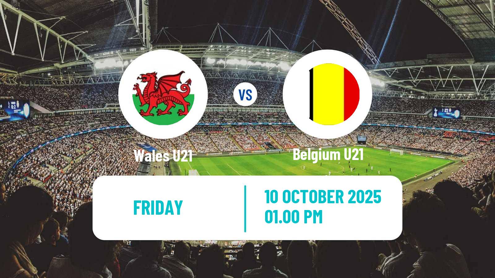 Football UEFA Euro U21 Wales U21 - Belgium U21