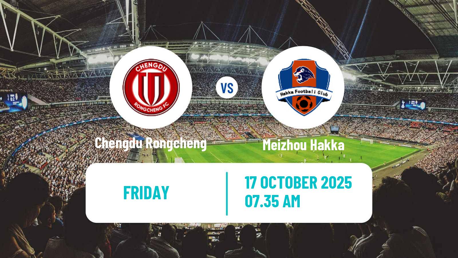 Football Chinese Super League Chengdu Rongcheng - Meizhou Hakka