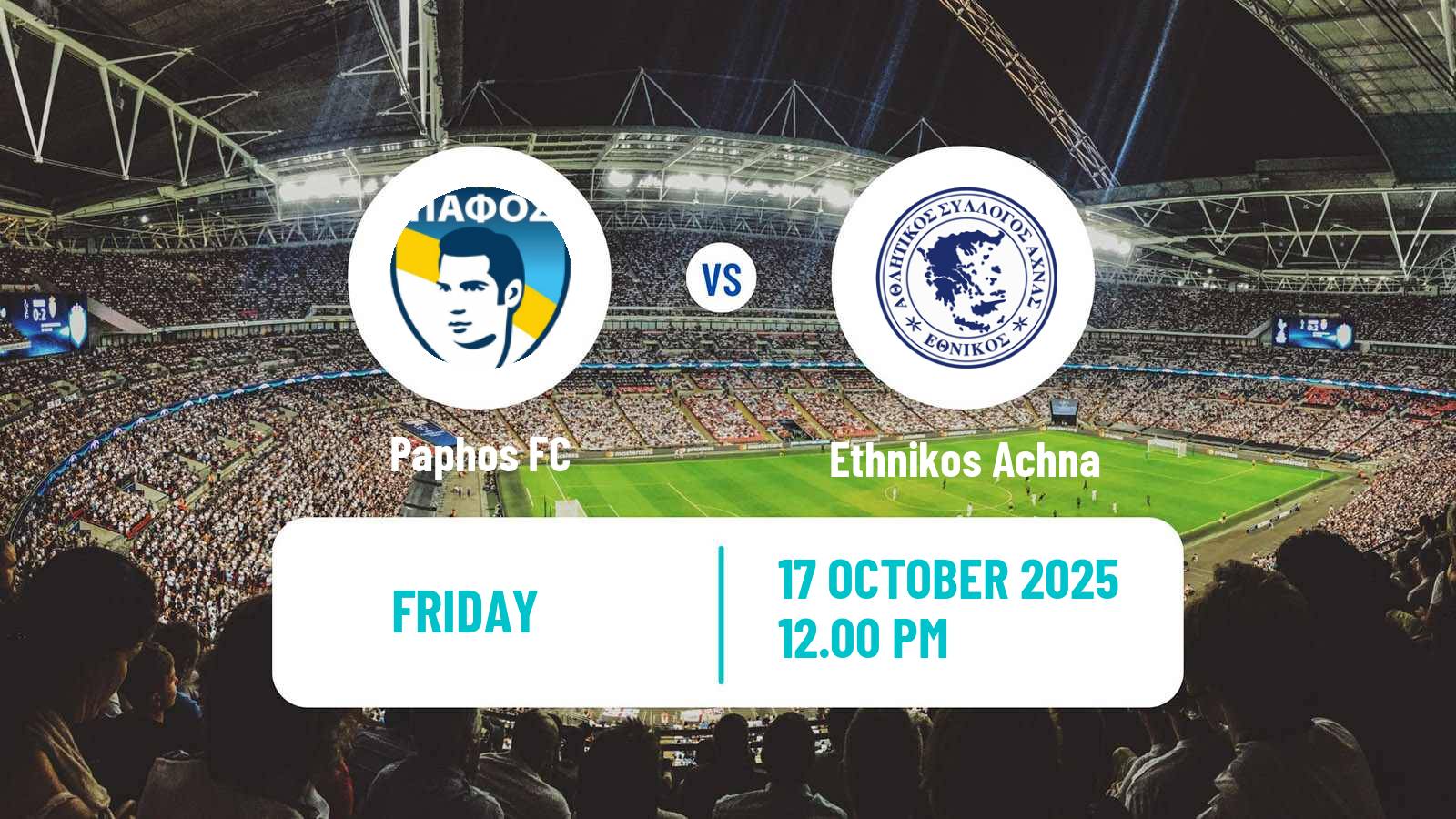 Football Cypriot First Division Paphos - Ethnikos Achna