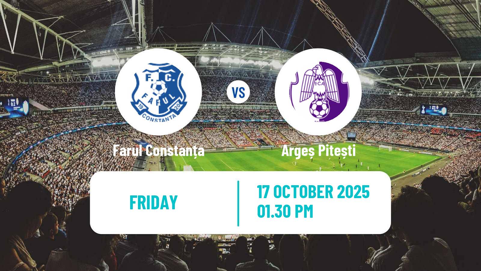 Football Romanian Liga 1 Farul Constanța - Argeș Pitești