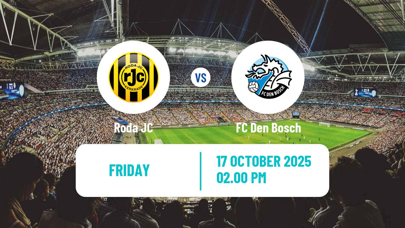 Football Dutch Eerste Divisie Roda - Den Bosch