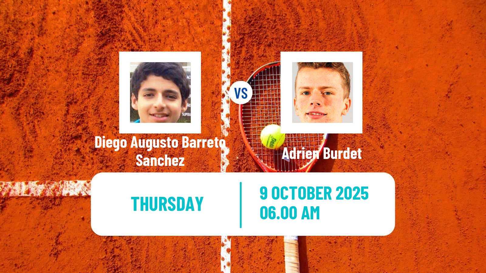 Tennis ITF M15 Pontevedra Men Diego Augusto Barreto Sanchez - Adrien Burdet