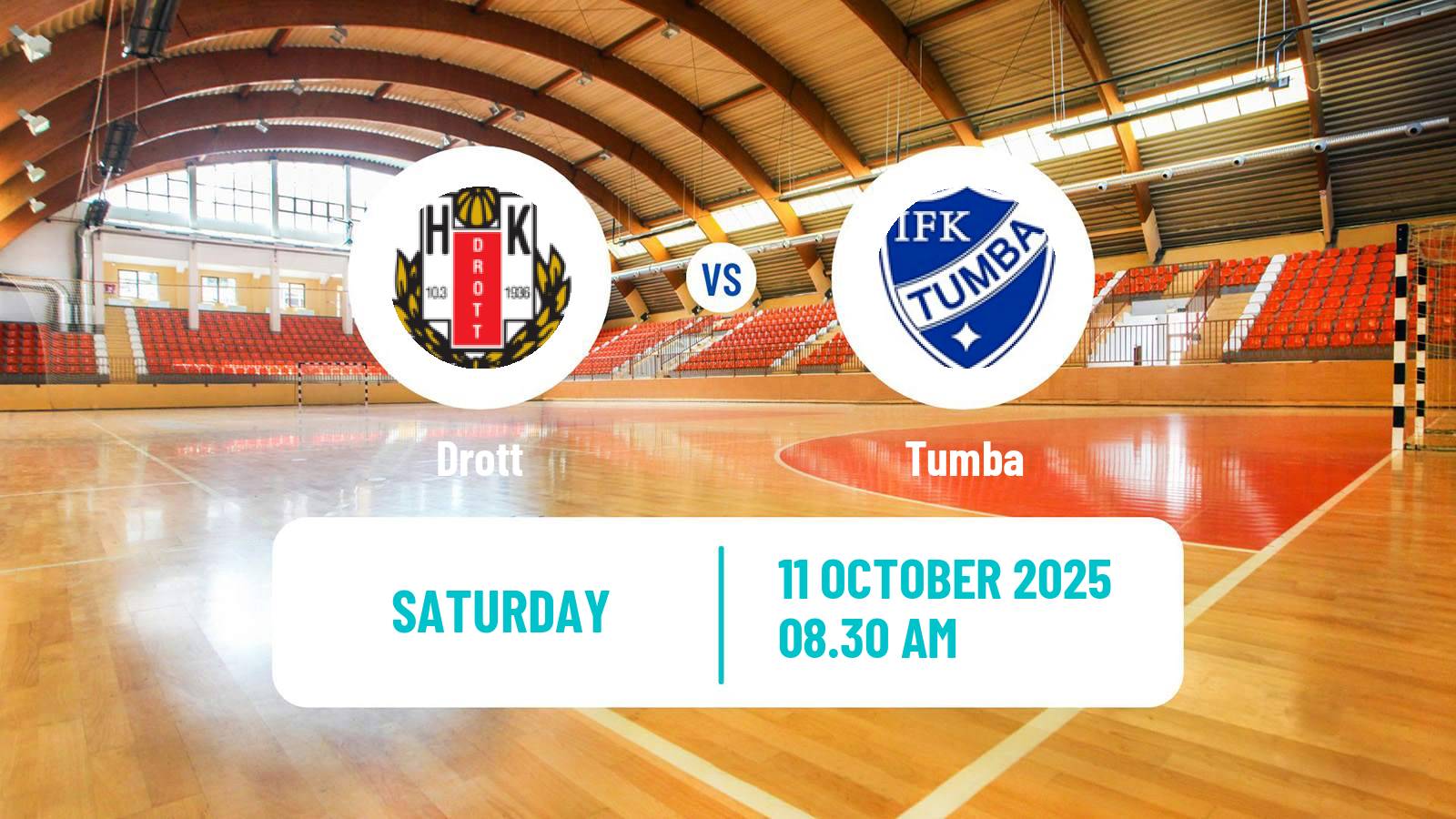 Handball Swedish Allsvenskan Handball Drott - Tumba