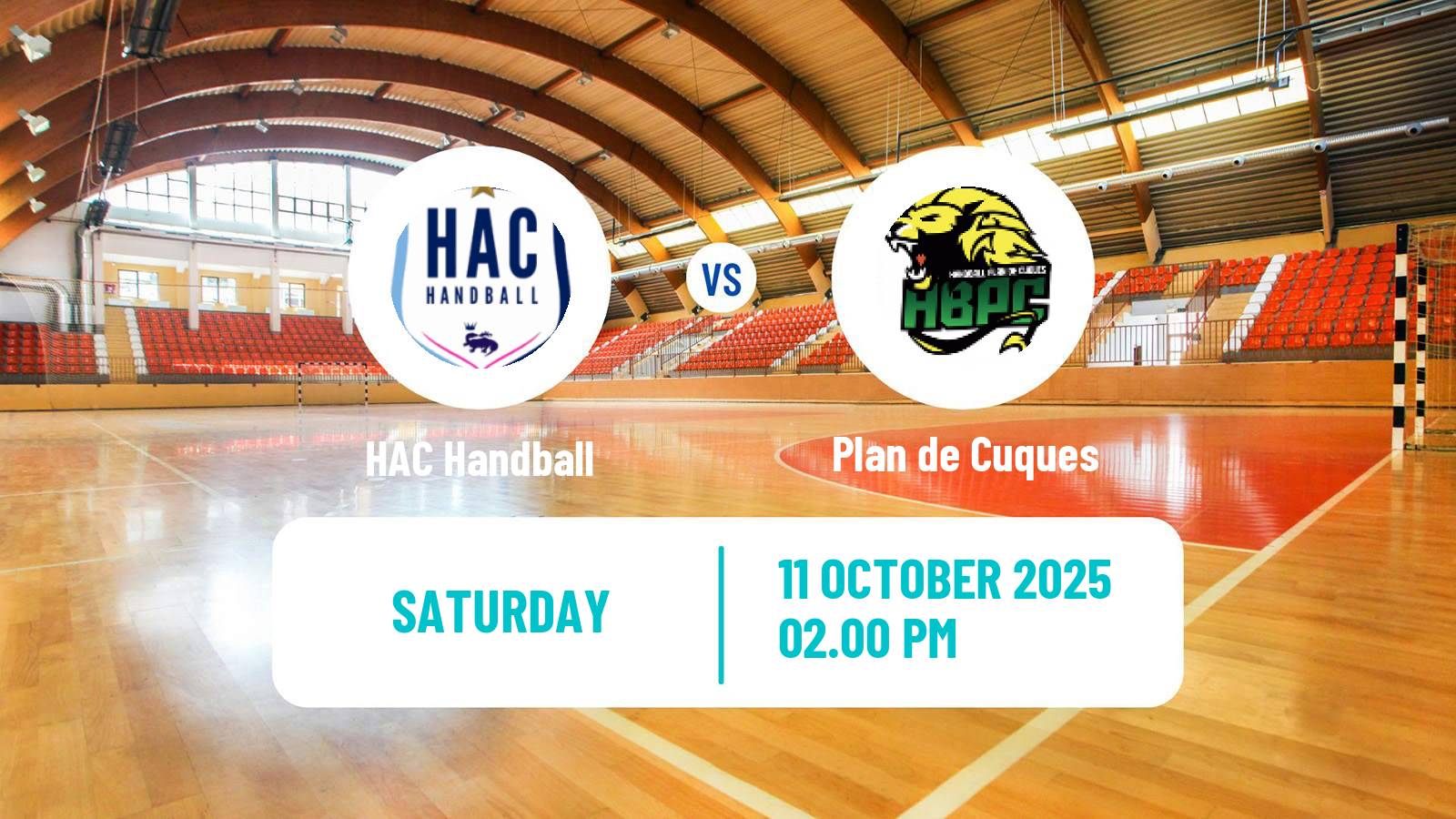 Handball French Division 1 Handball Women HAC Handball - Plan de Cuques