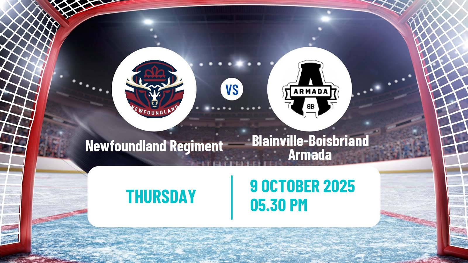 Hockey QMJHL Newfoundland Regiment - Blainville-Boisbriand Armada