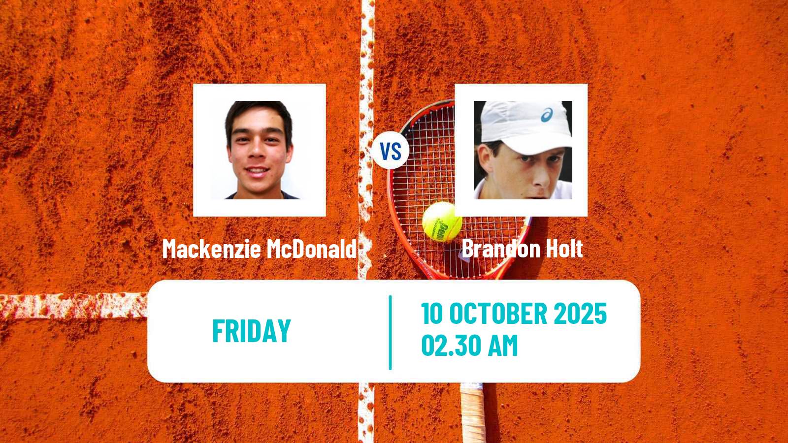Tennis Jinan Challenger Men Mackenzie McDonald - Brandon Holt