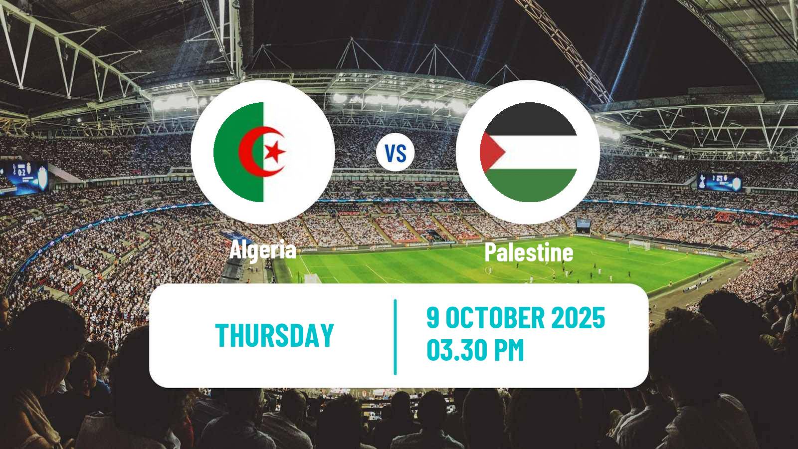Football Friendly Algeria - Palestine