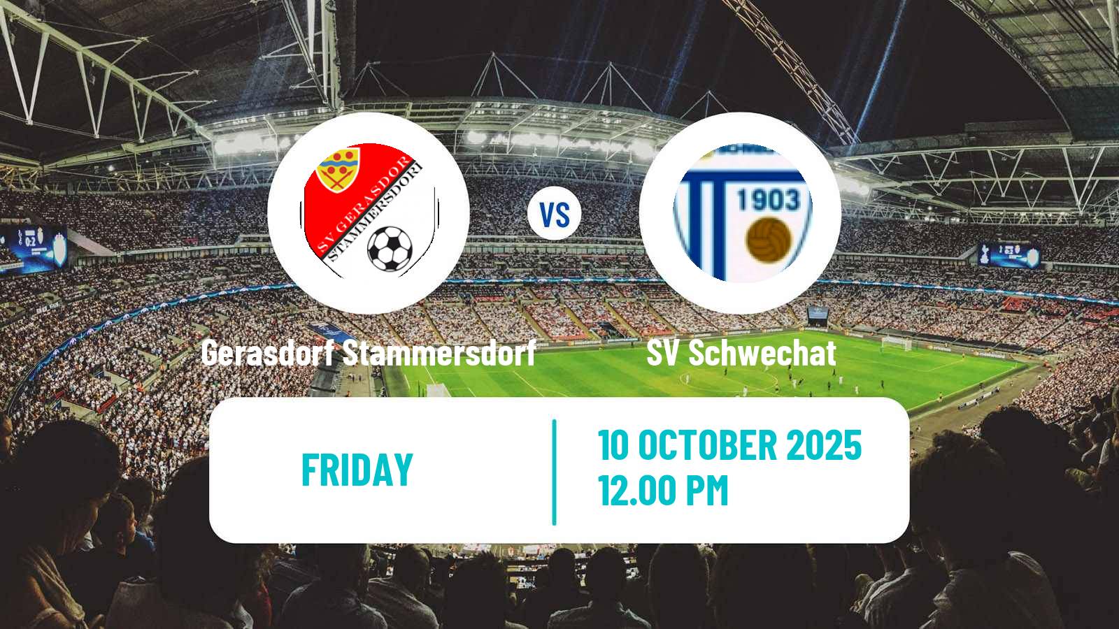 Football Austrian Landesliga Wien Gerasdorf Stammersdorf - Schwechat