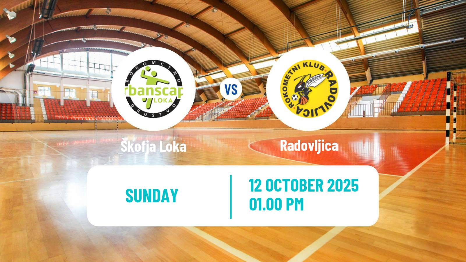 Handball Slovenian 1 NLB Liga Handball Škofja Loka - Radovljica