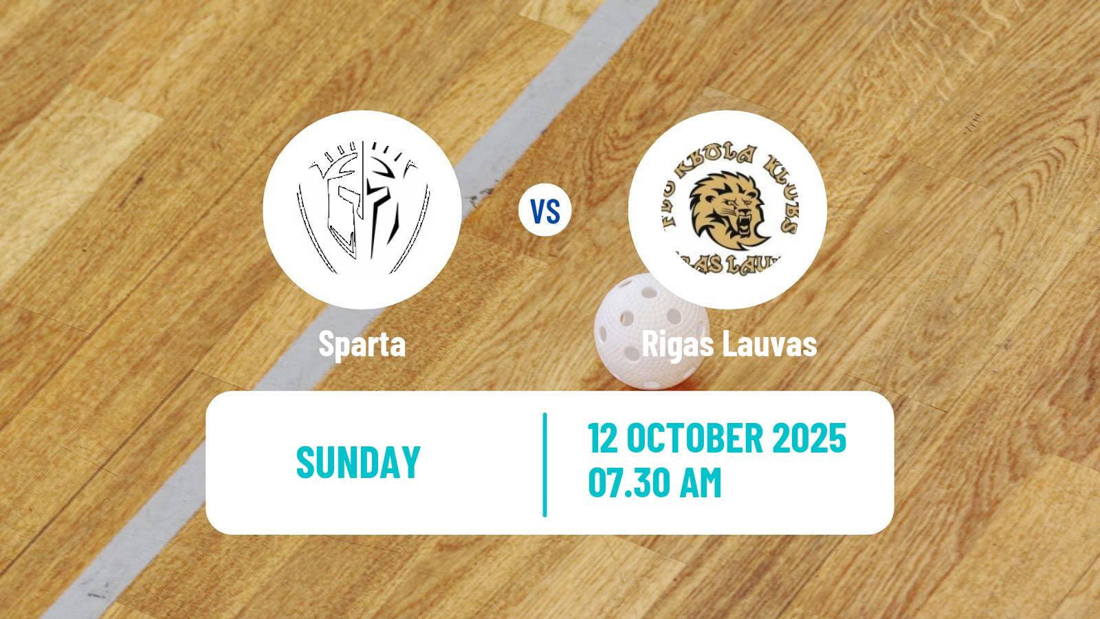 Floorball Latvian Elvi Liga Women Sparta - Rigas Lauvas