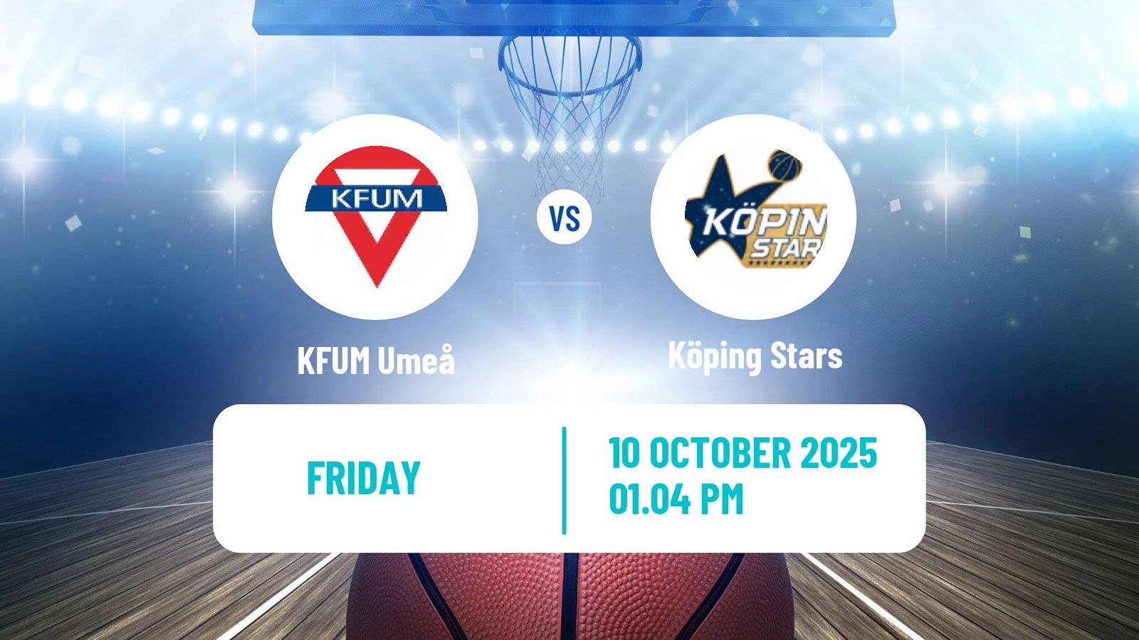 Basketball Swedish Basketligan KFUM Umeå - Köping Stars