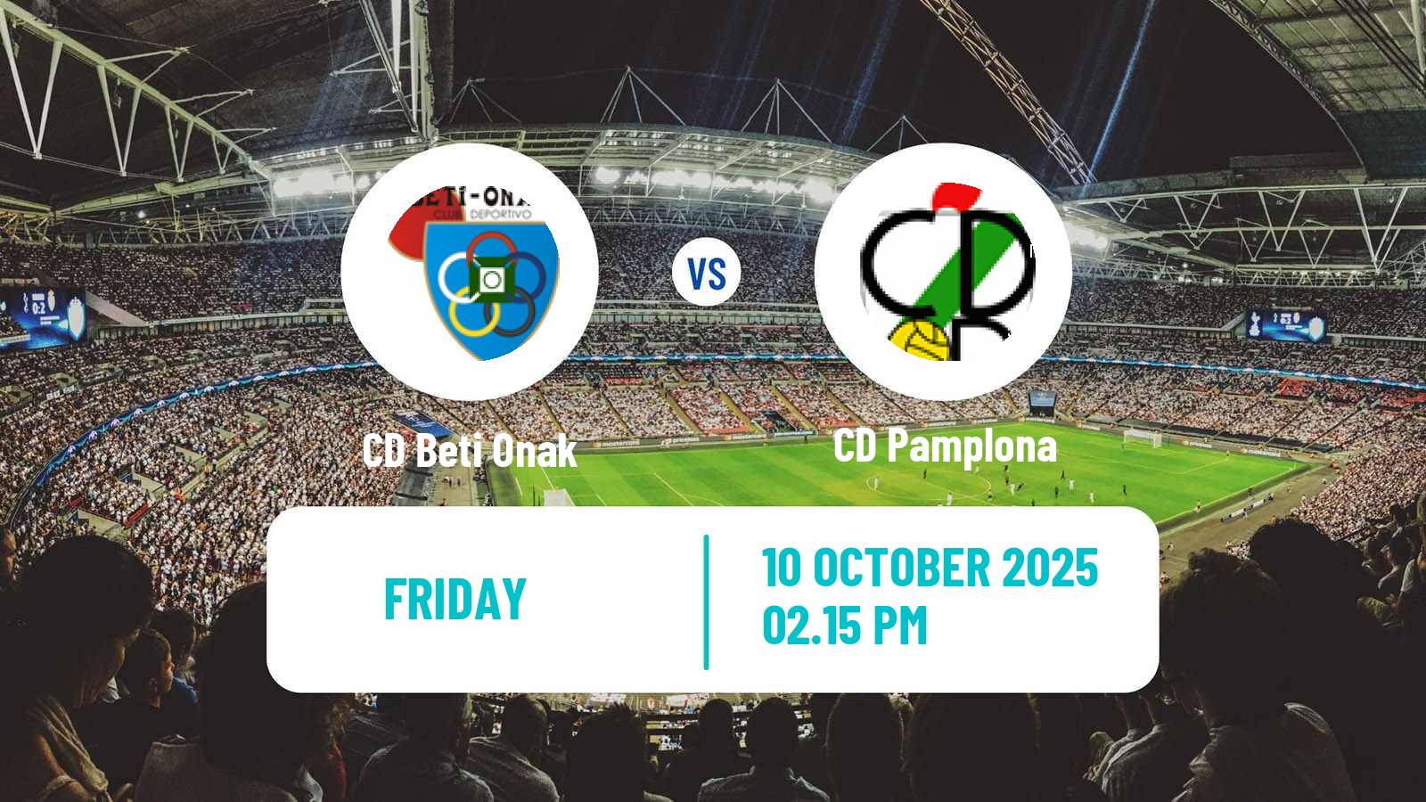 Football Spanish Tercera RFEF - Group 15 Beti Onak - Pamplona