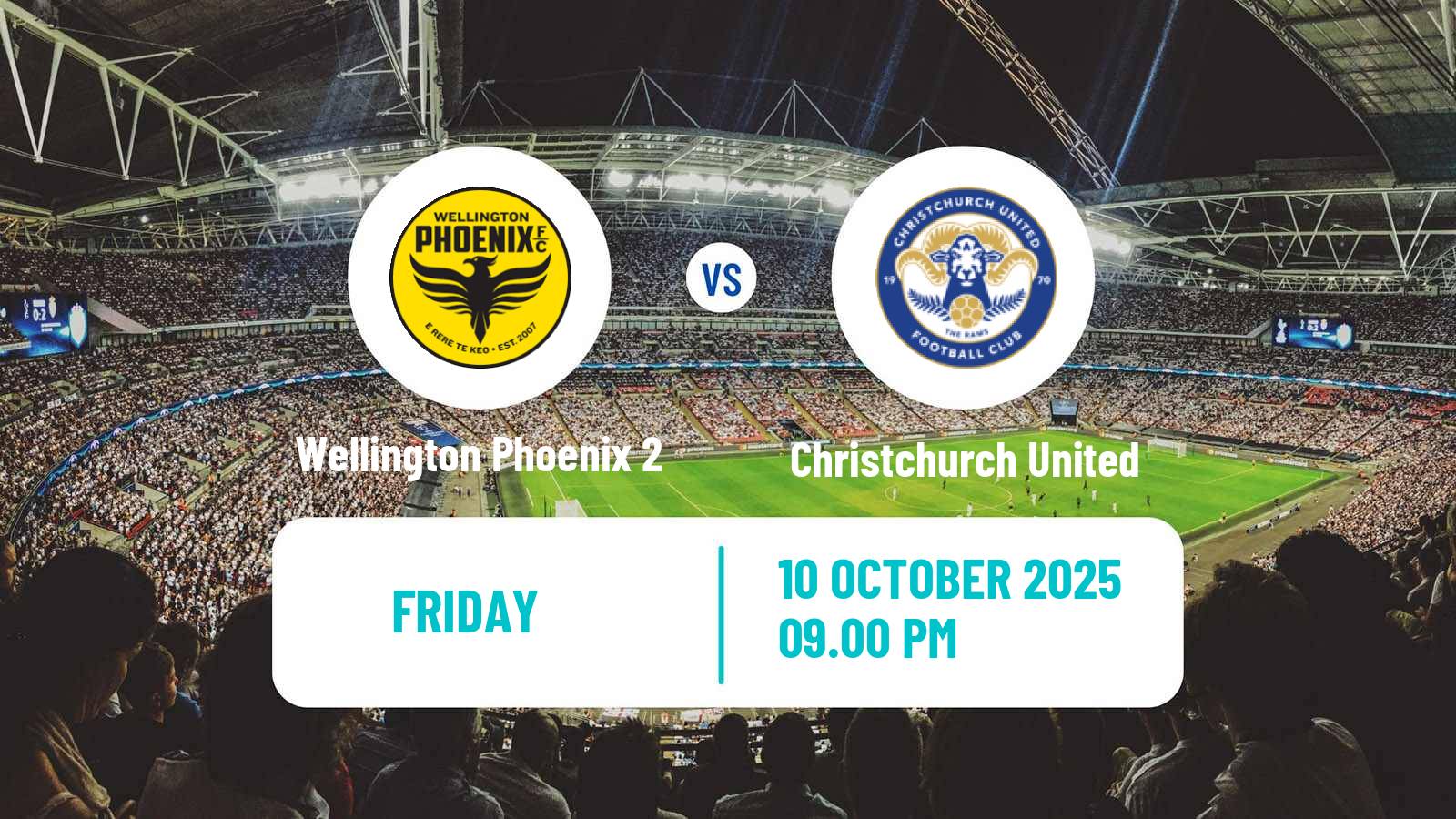 Football New Zealand National League Wellington Phoenix 2 - Christchurch United