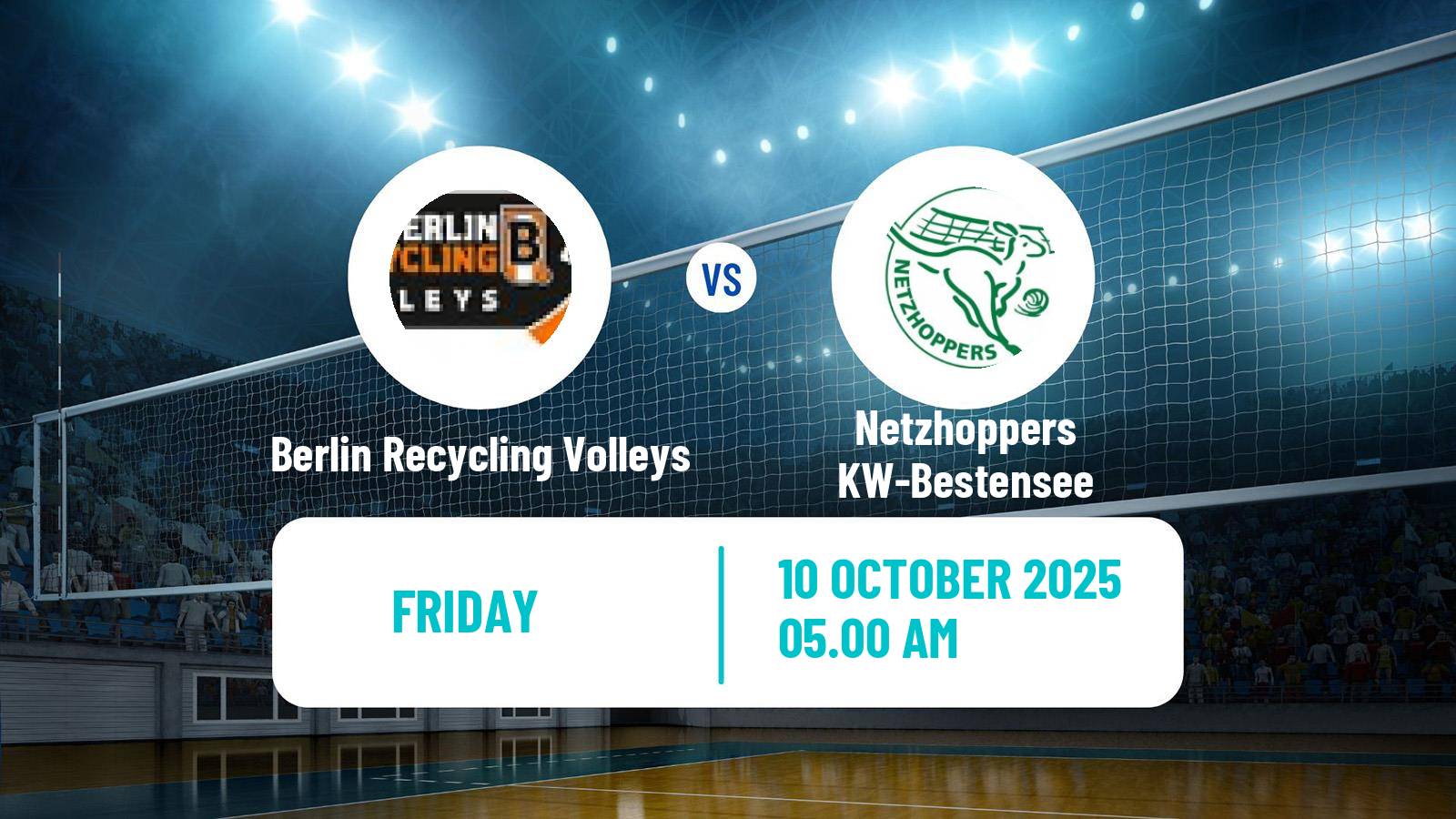 Volleyball German VBL Supercup Berlin Recycling Volleys - Netzhoppers KW-Bestensee