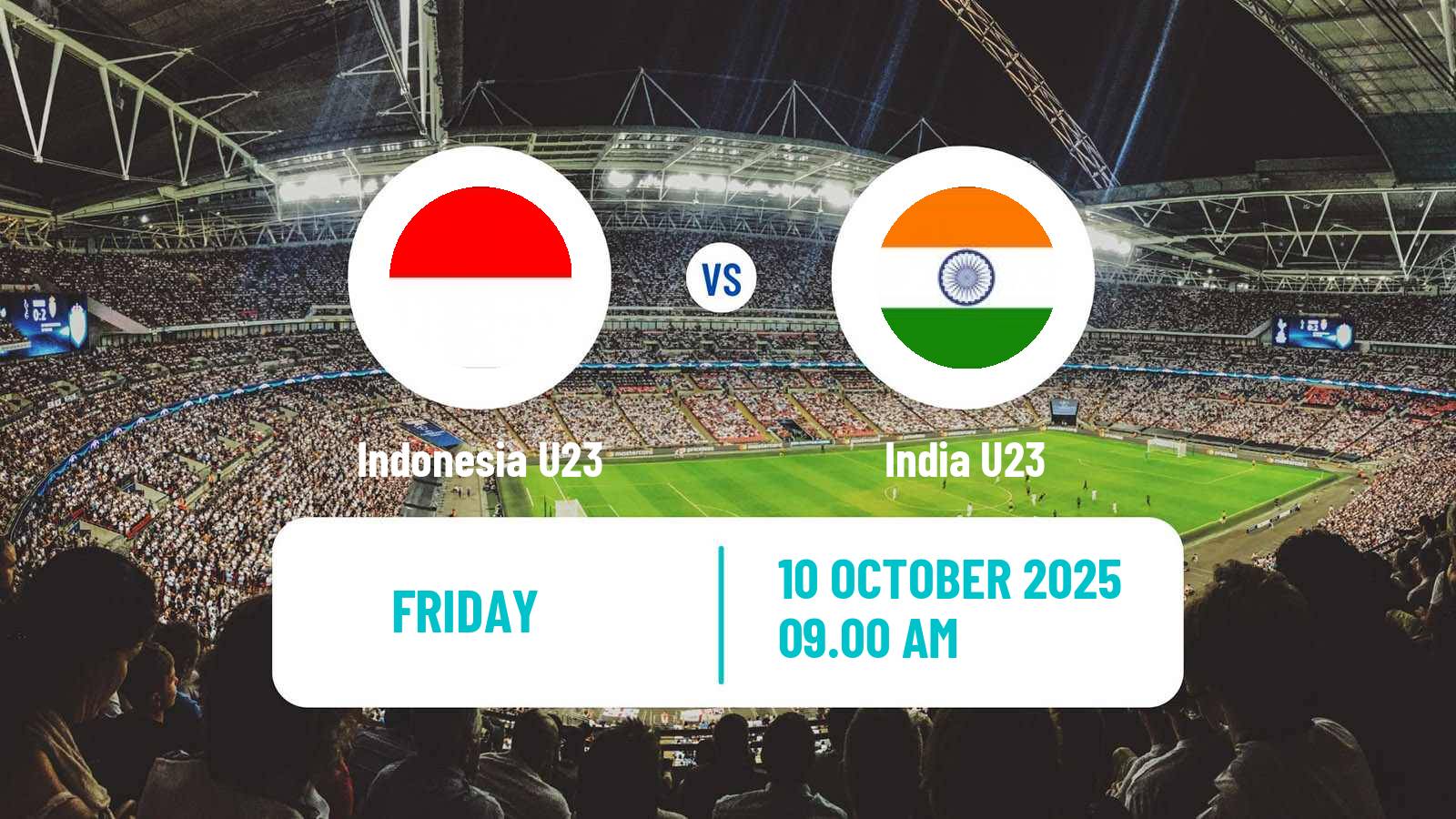 Football Friendly Indonesia U23 - India U23