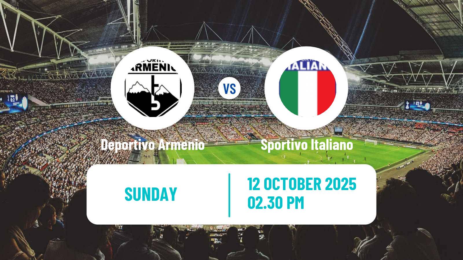 Football Argentinian Primera B Deportivo Armenio - Sportivo Italiano