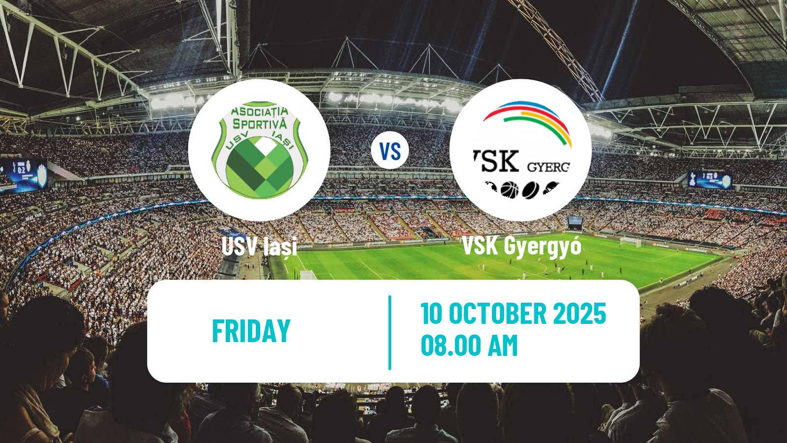 Football Romanian Liga 3 - Seria 1 USV Iași - VSK Gyergyó