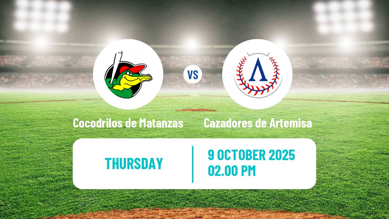 Baseball Cuba Serie Nacional Baseball Cocodrilos de Matanzas - Cazadores de Artemisa