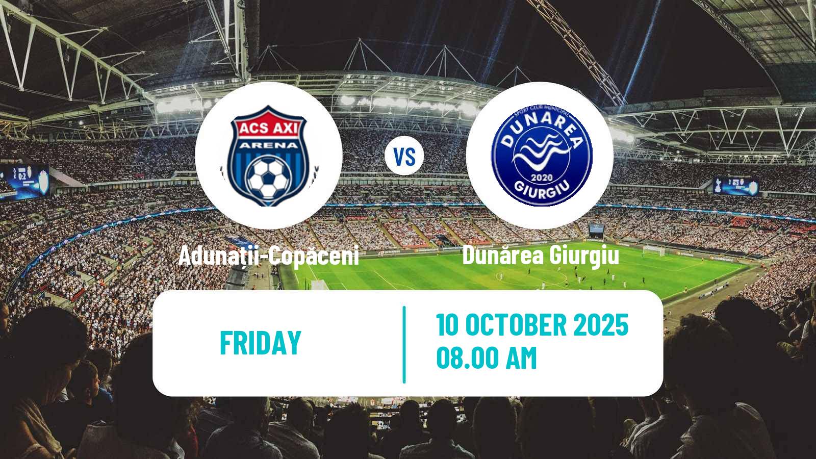 Football Romanian Liga 3 - Seria 5 Adunații-Copăceni - Dunărea Giurgiu