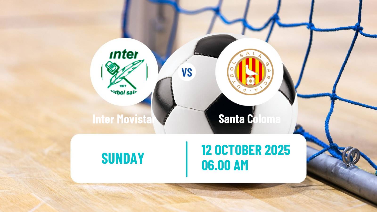 Futsal Spanish Primera Division Futsal Inter Movistar - Santa Coloma