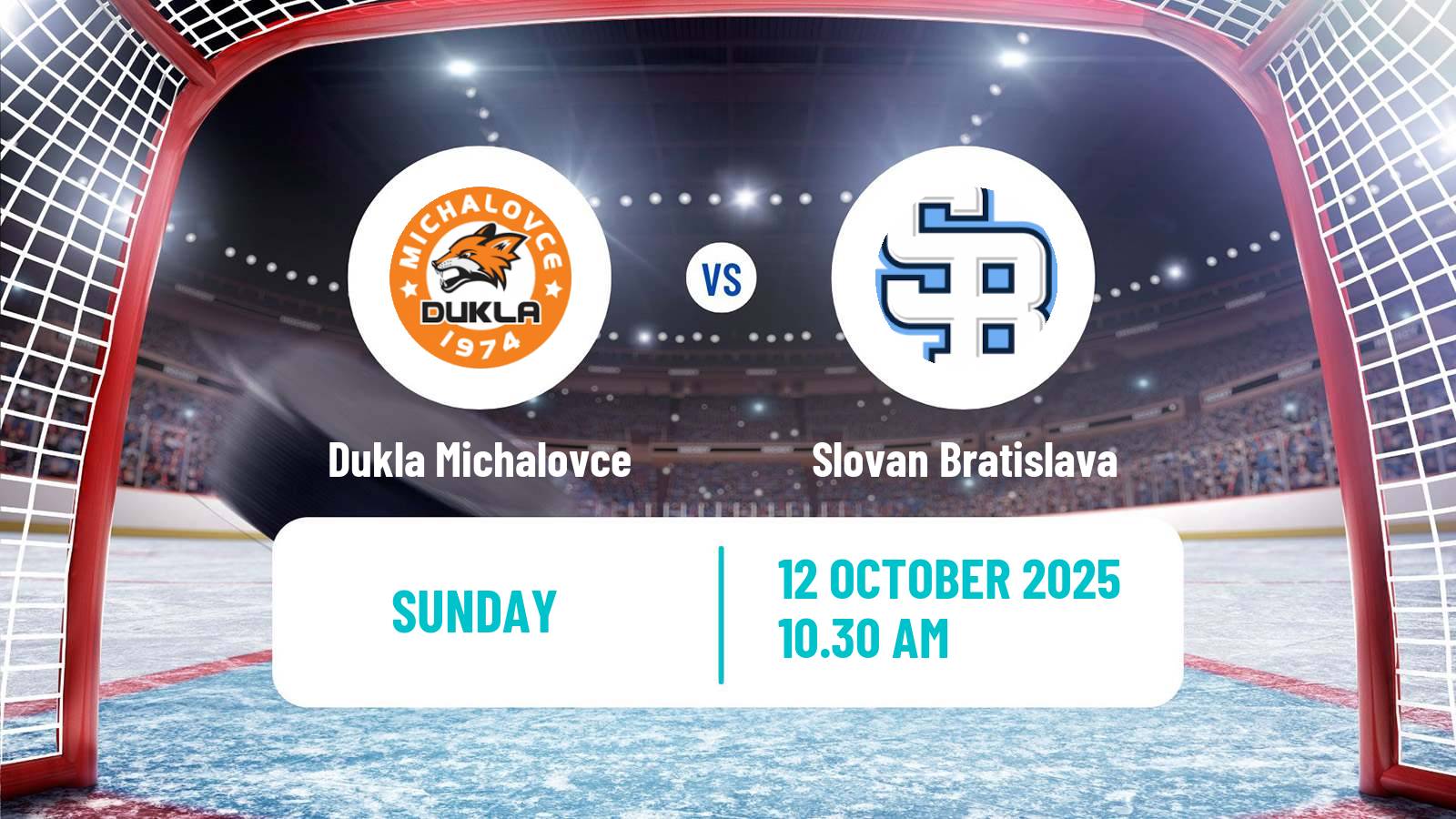 Hockey Slovak Extraliga Dukla Michalovce - Slovan Bratislava