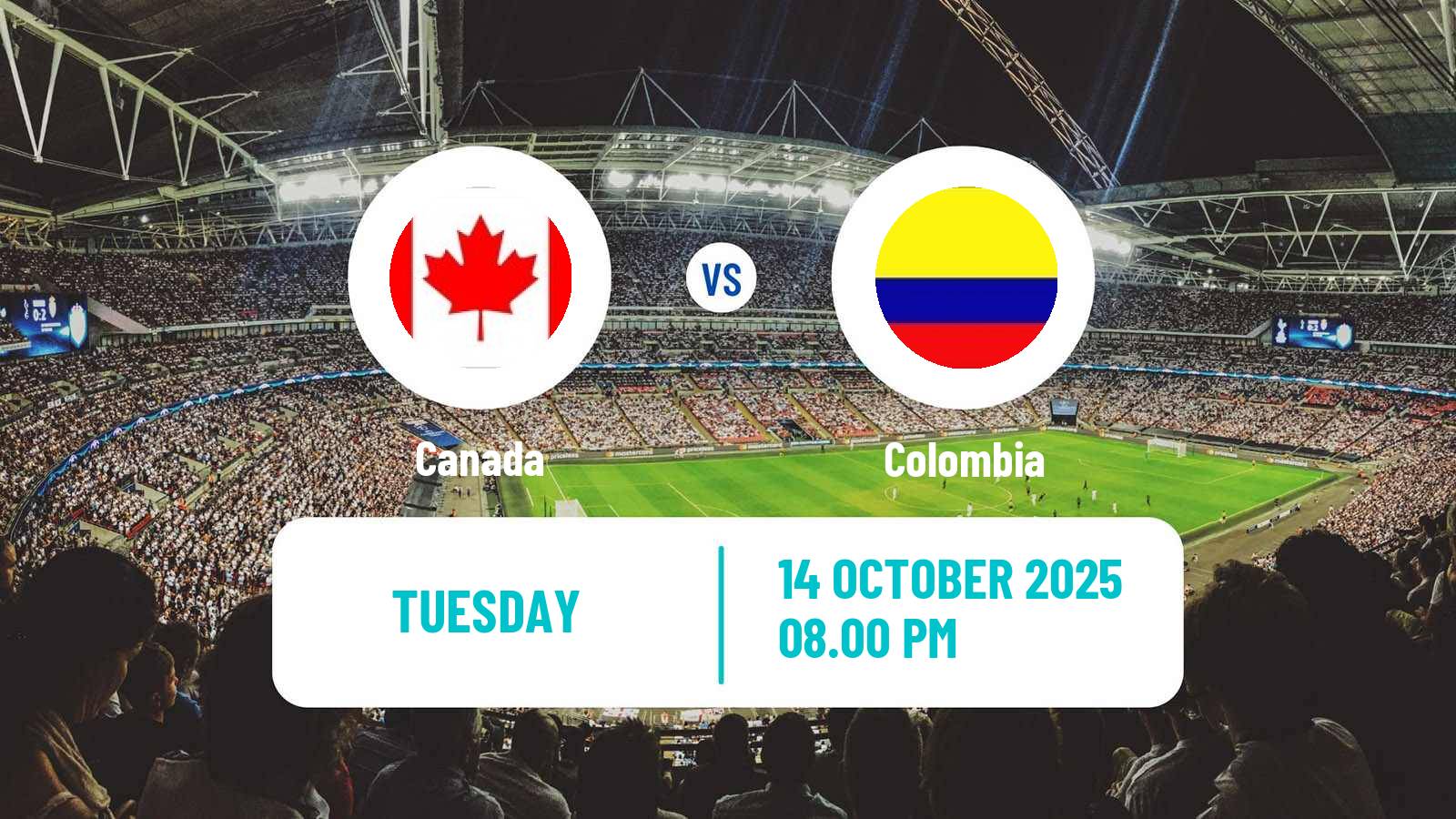 Football Friendly Canada - Colombia