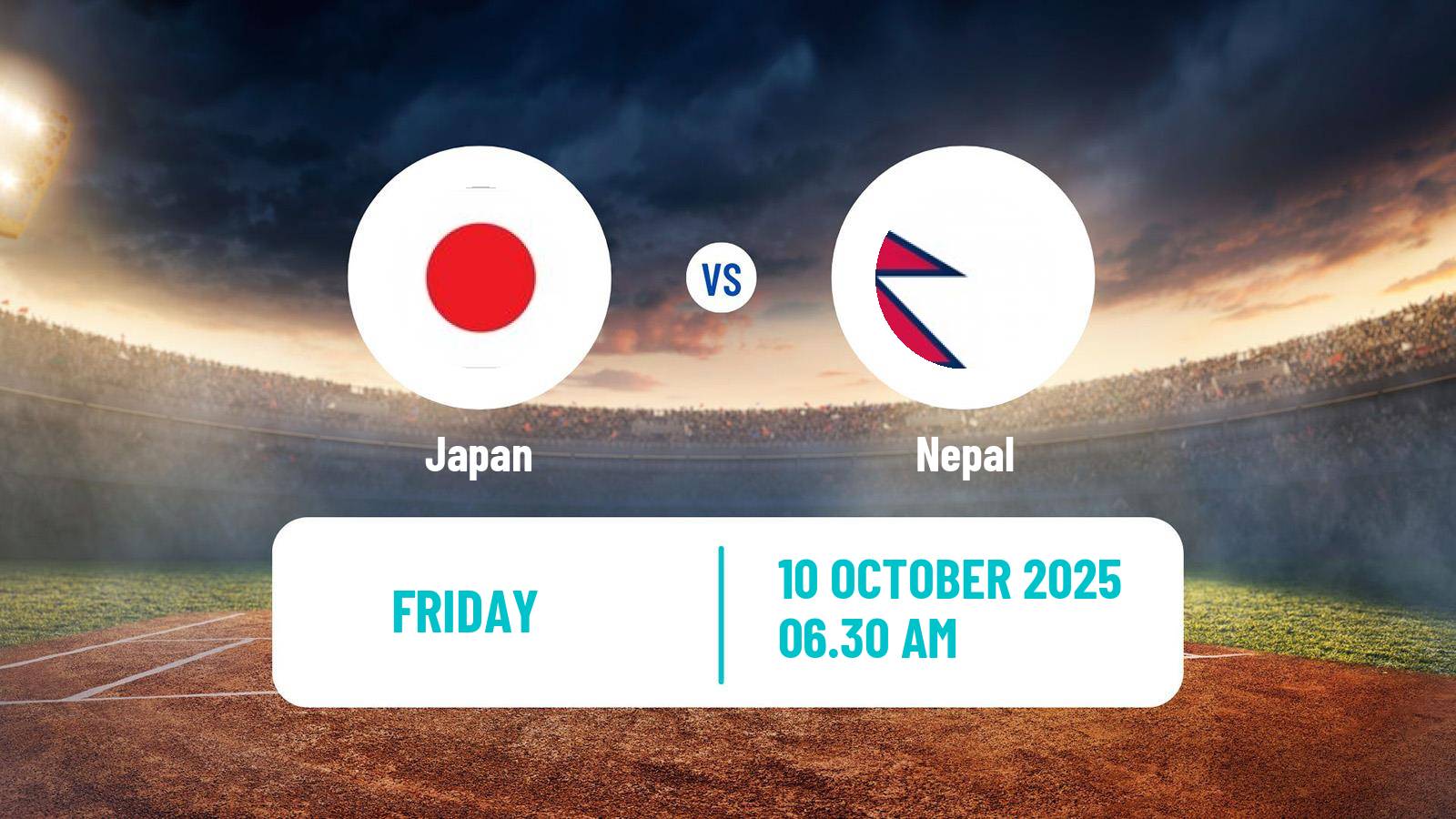 Cricket ICC World Twenty20 Japan - Nepal