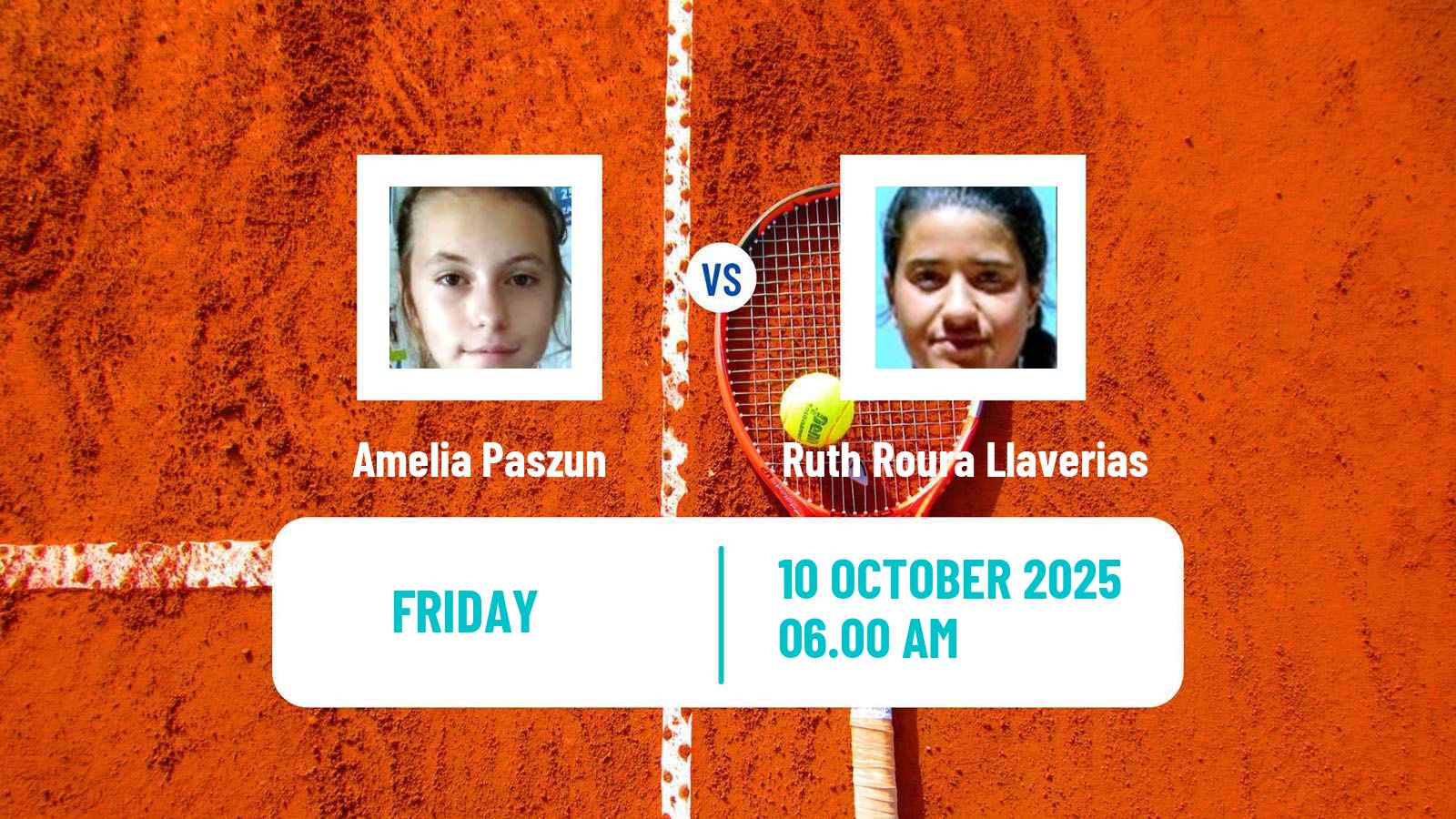 Tennis ITF W15 Monastir 34 Women Amelia Paszun - Ruth Roura Llaverias
