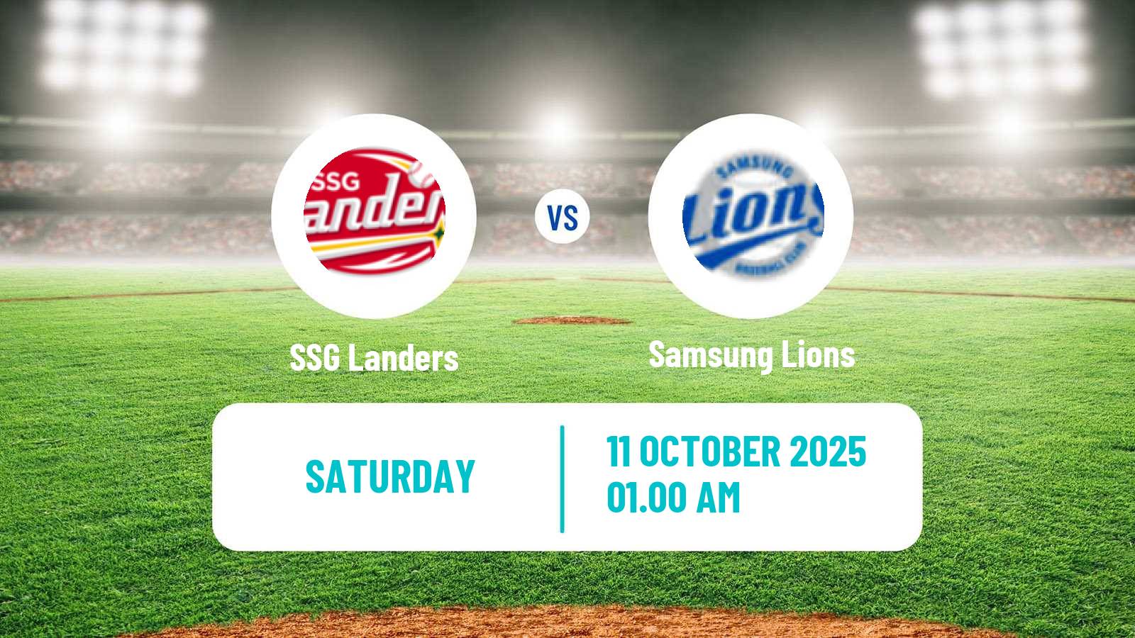 Baseball KBO SSG Landers - Samsung Lions