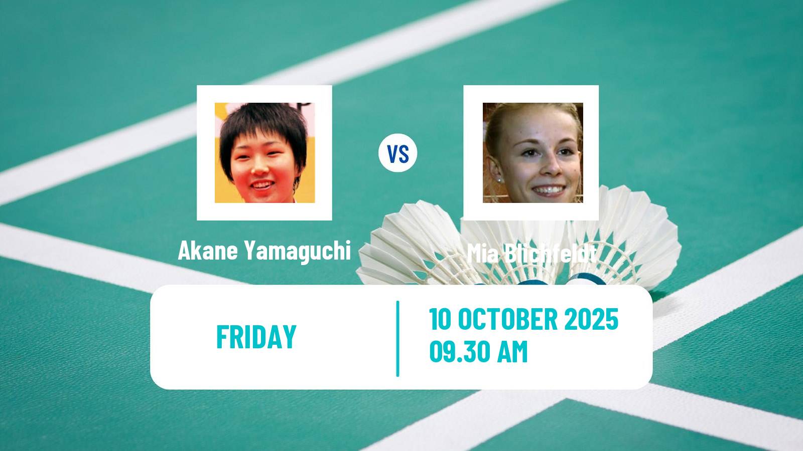 Badminton BWF World Tour Arctic Open Women Akane Yamaguchi - Mia Blichfeldt