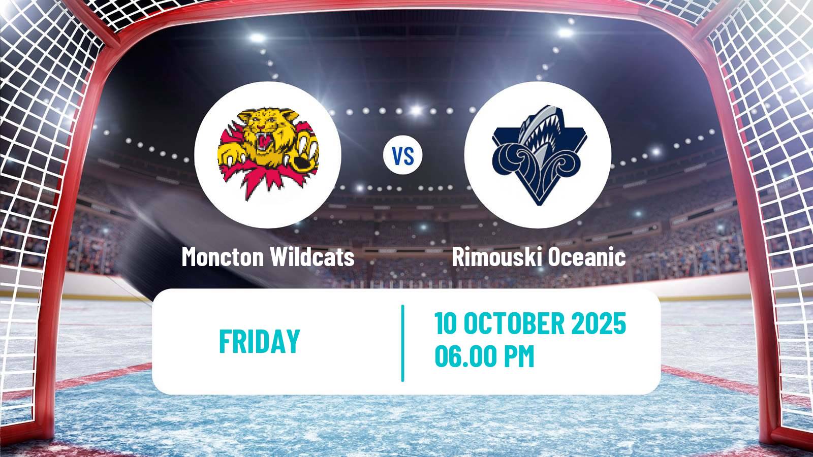 Hockey QMJHL Moncton Wildcats - Rimouski Oceanic