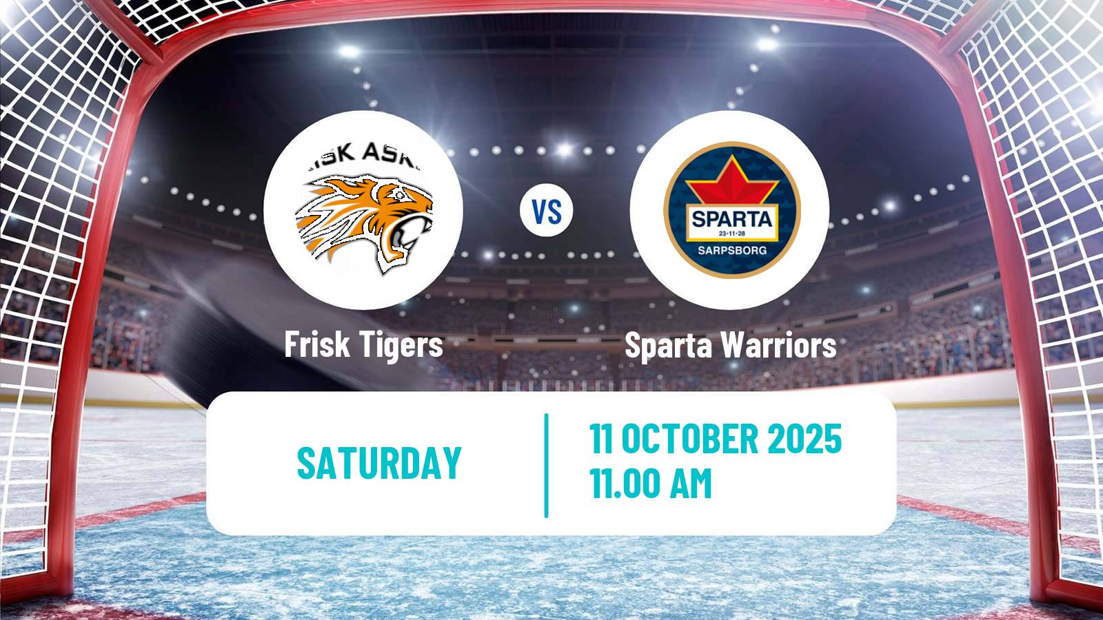 Hockey Norwegian Ligaen Hockey Frisk Tigers - Sparta Warriors