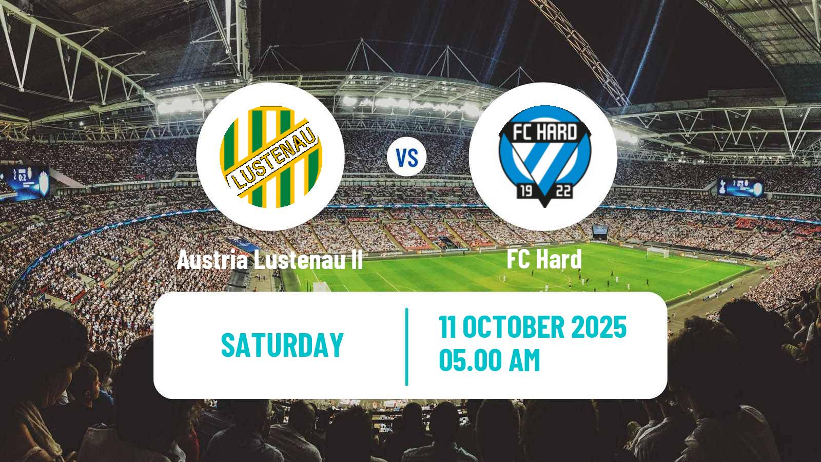 Football Austrian Landesliga Vorarlberg Austria Lustenau II - Hard